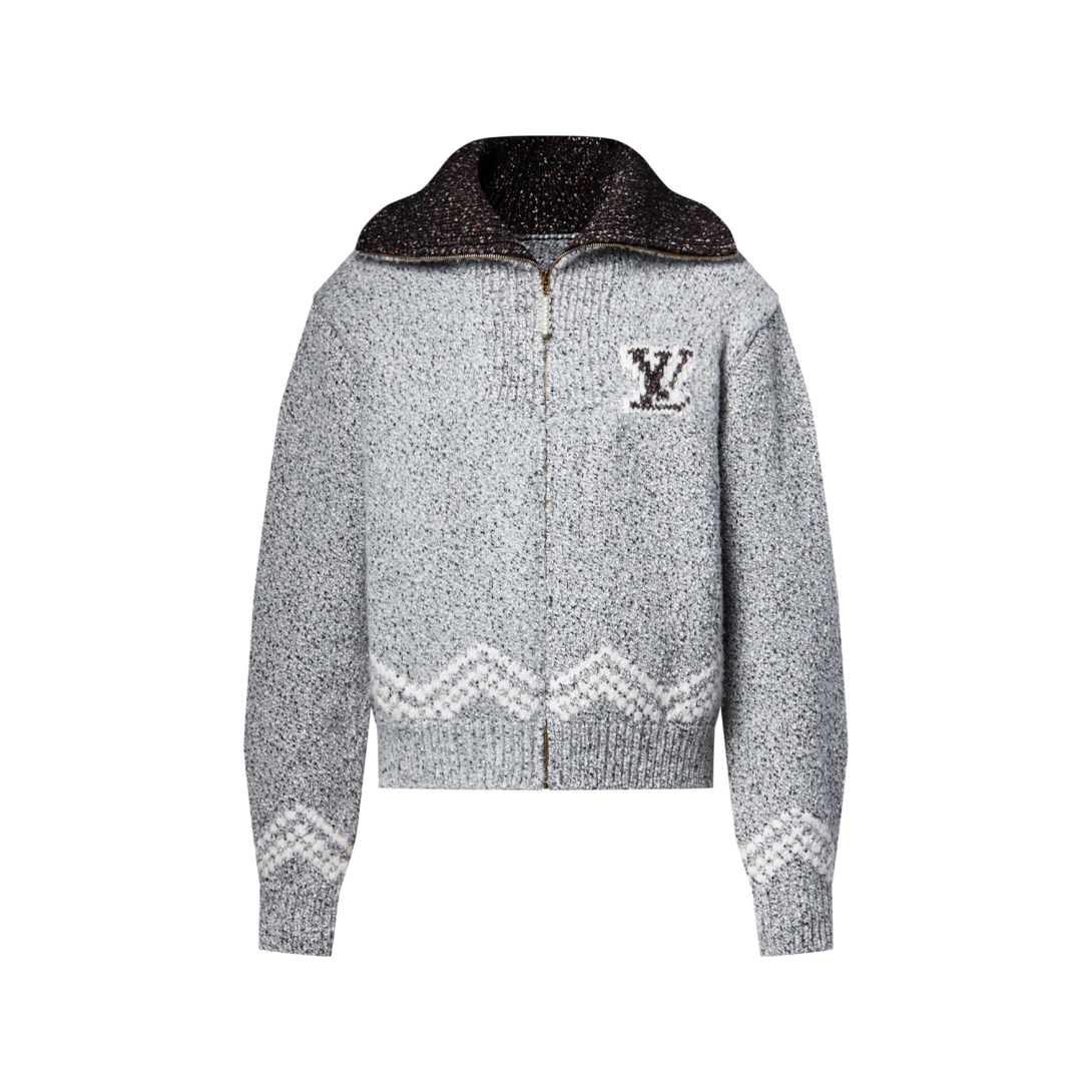 Zippered Knitted Blouson - Ready-to-Wear | LOUIS VUITTON